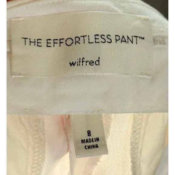 Wilfred Effortless Shorts Womens 8 White Pleated High Waist Aritzia - Picture 3 of 3